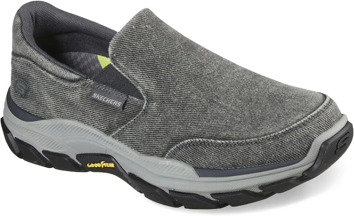Кроссовки Skechers Men's Respected Fallston, Charcoal — фото 2