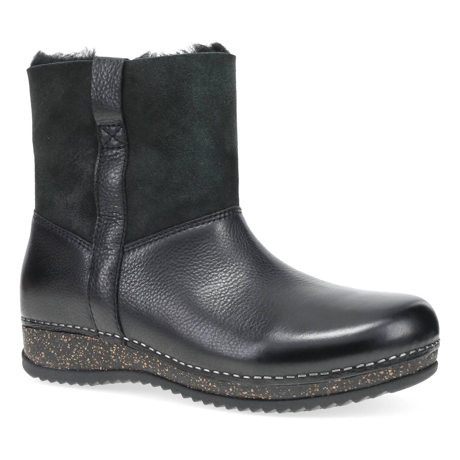 Женские мюли Mckenzie Waxy Milled черные Dansko