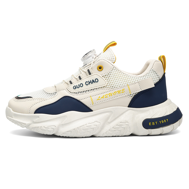 

Низкие массивные кроссовки мужские PLAY COBBLER, Beige Blue