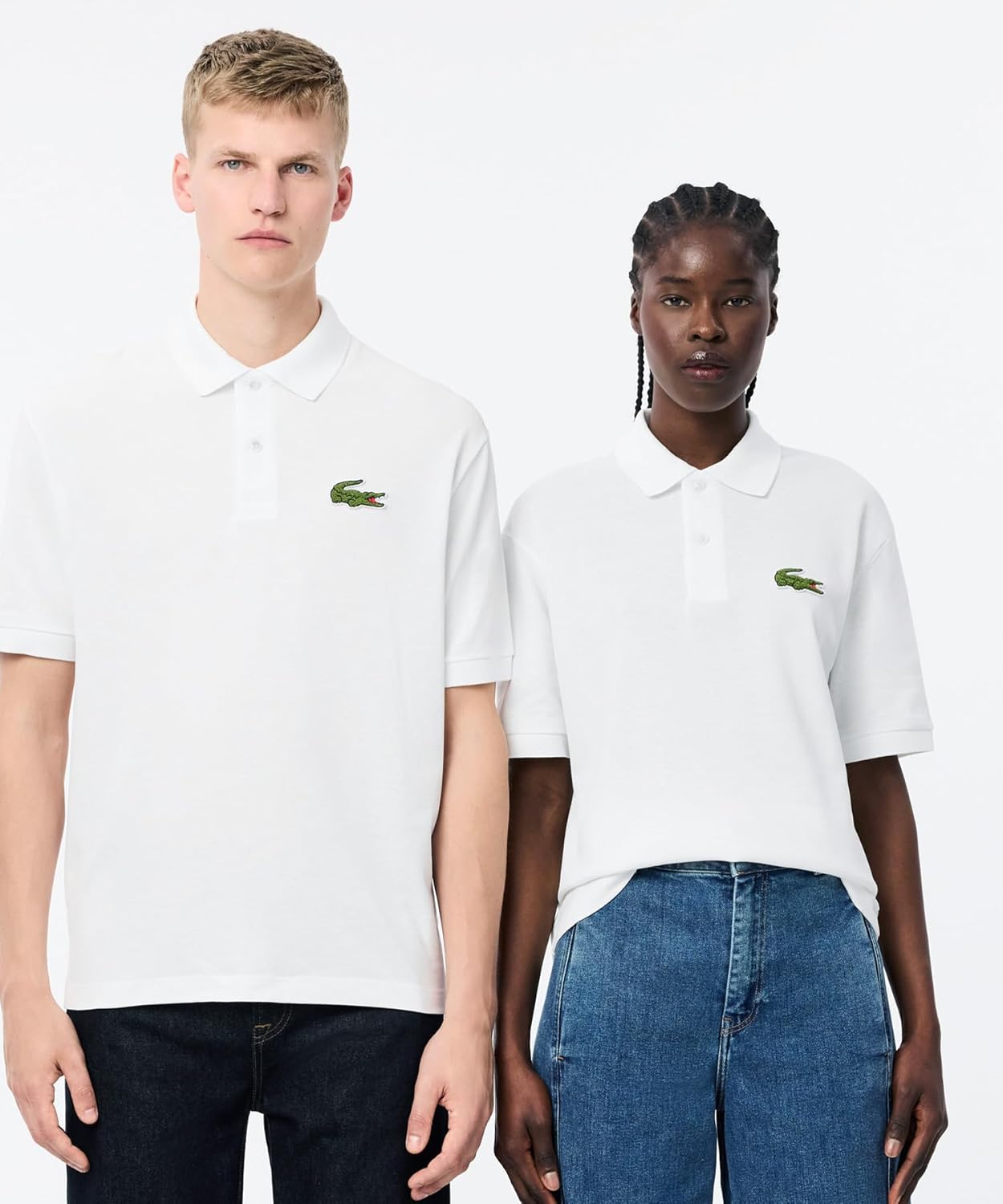 Мужская поло-рубашка LACOSTE свободного кроя Размер L.12.12, синий — фото 3