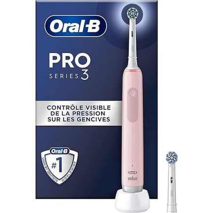 

Электрическая зубная щетка Oral-B Pro Series 3 розового цвета