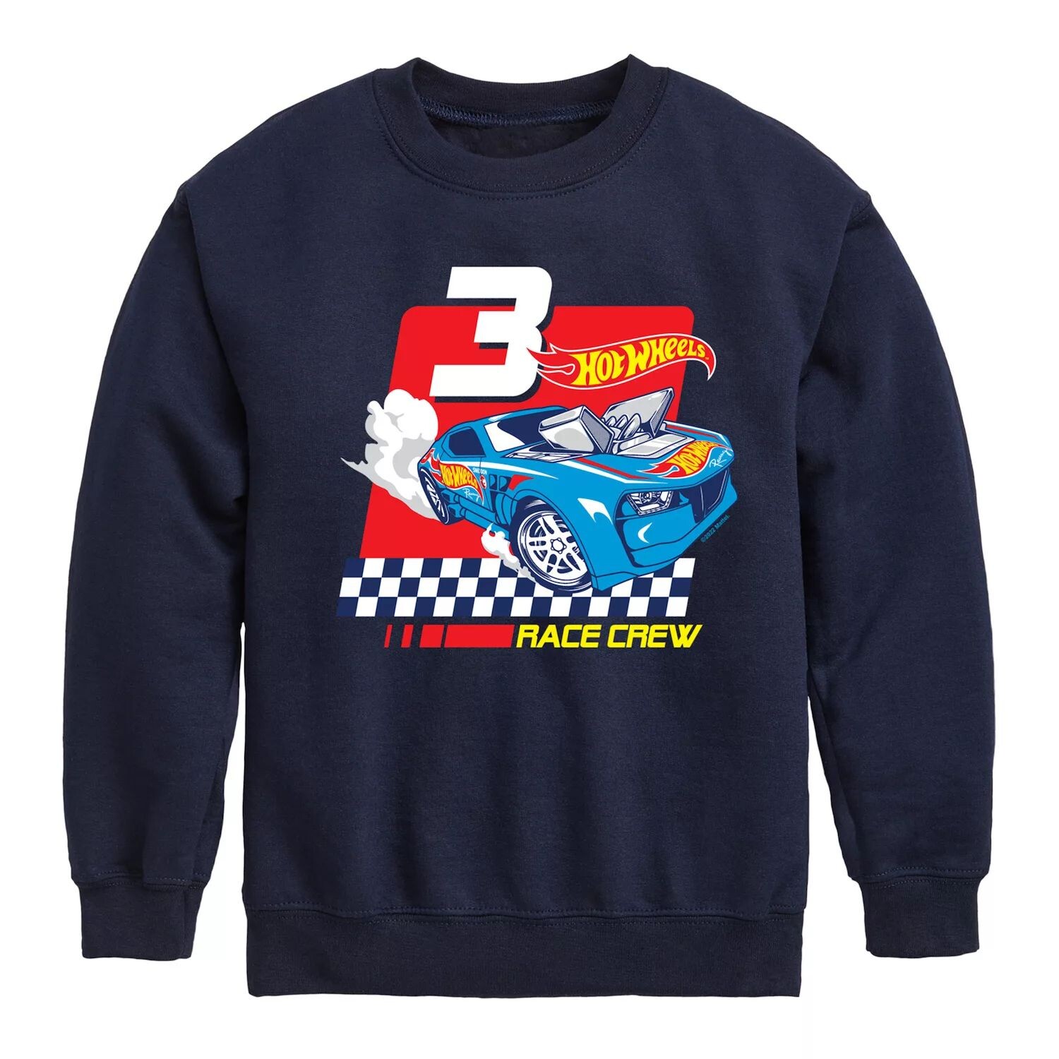 

Флисовая толстовка Hot Wheels Race Crew 3 для мальчиков 8–20 лет Licensed Character, синий