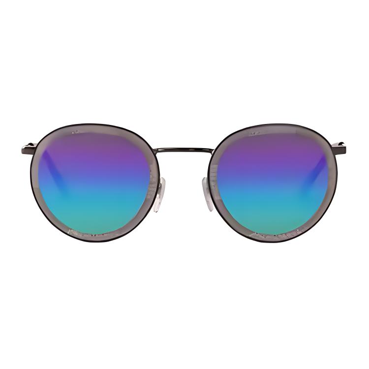 

LOUIS VUITTON Луи Виттон Супер Вижн металлические круглые солнцезащитные очки, Black