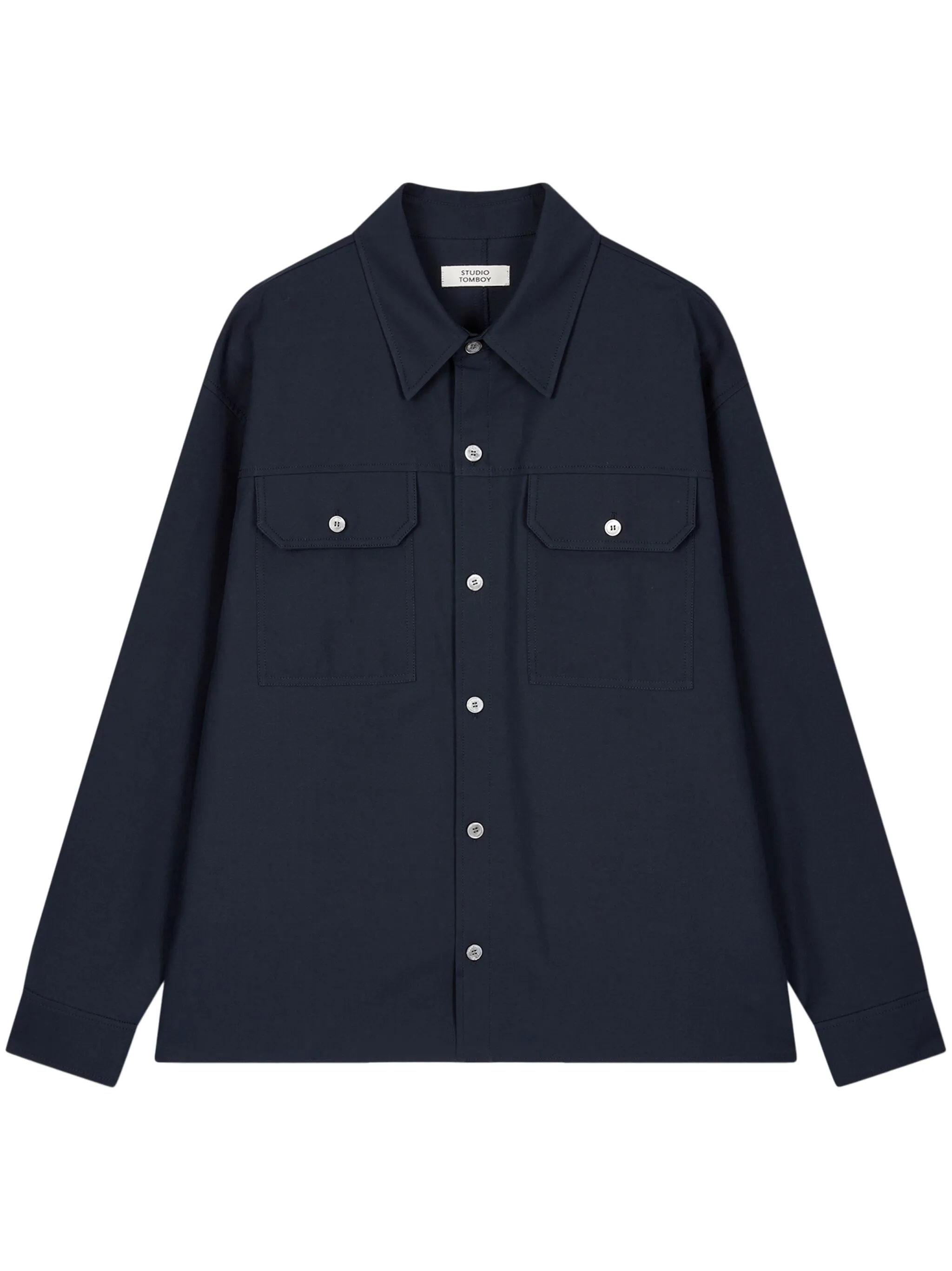 

Рубашка с карманами Tomboy, синий