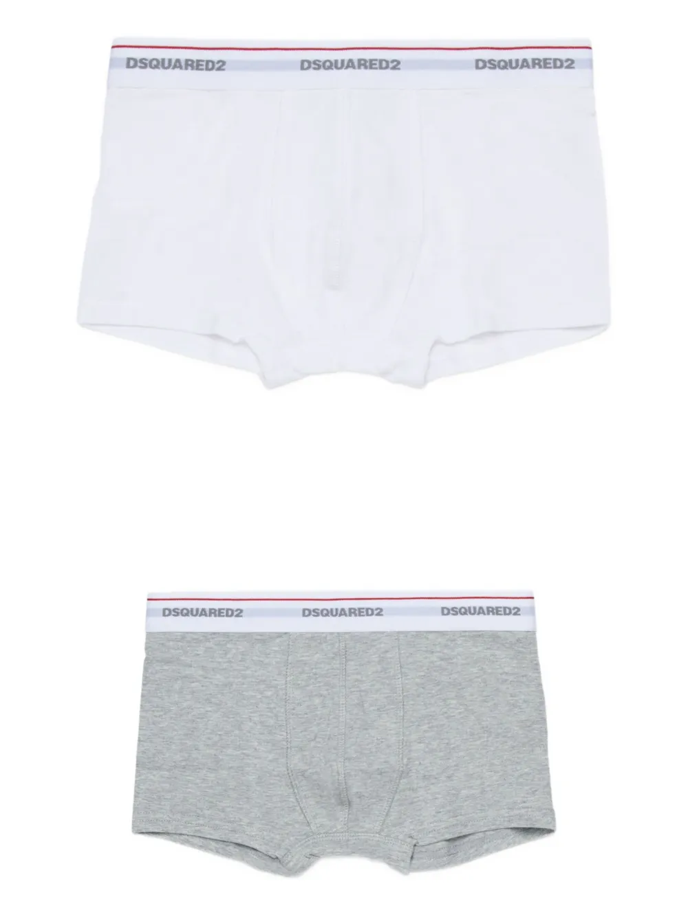 

Комплект из двух боксеров с логотипом DSQUARED2 KIDS, серый