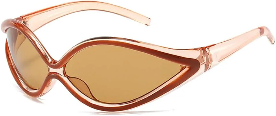 

Модные панк-солнцезащитные очки «кошачий глаз» для женщин, солнцезащитные очки в стиле футуристических технологий для мужчин, очки в стиле хип-хоп MTZJH, C3