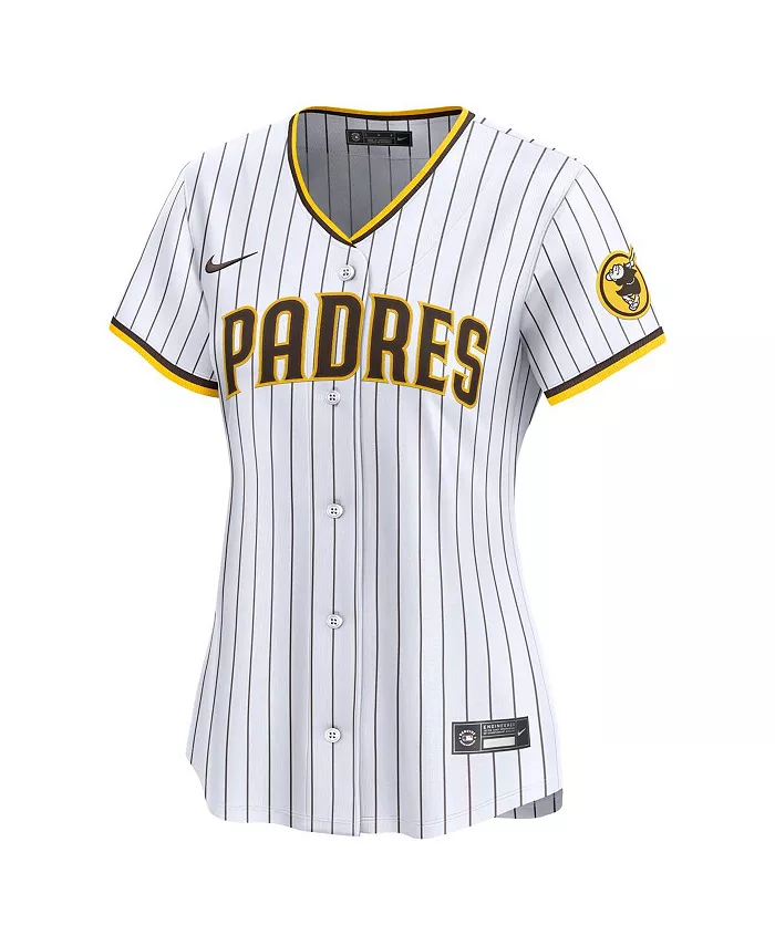 Женская белая футболка игрока Fernando Tatis Jr. San Diego Padres Home Limited Nike — фото 3