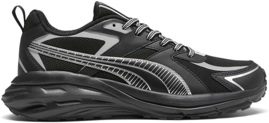 

Мужские кроссовки PUMA Hypnotic Ls Rapid с шнуровкой, повседневные - черные