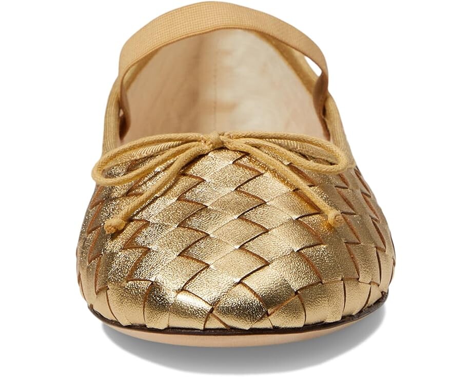 Туфли на плоской подошве Loeffler Randall Leonie Soft Ballet Flats, золотой — фото 2