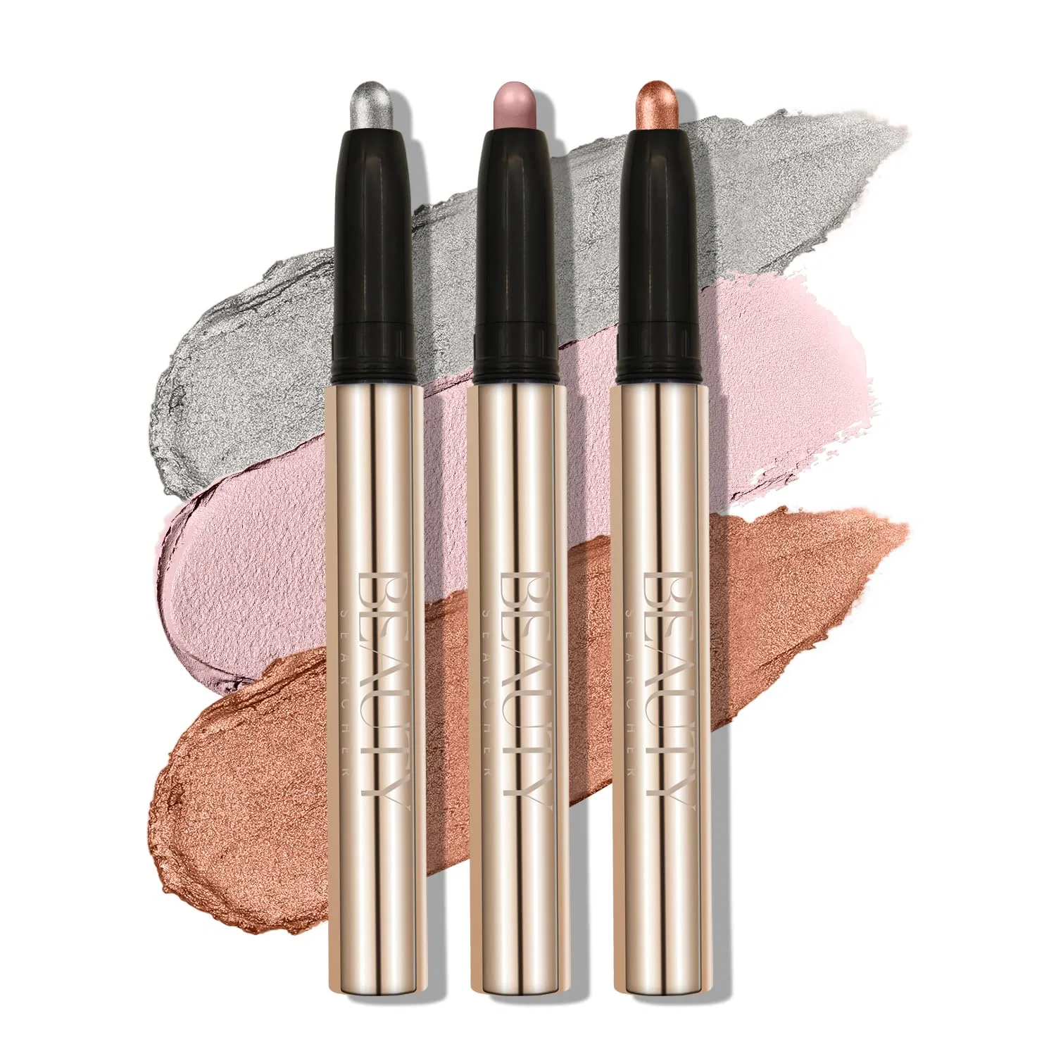 Карандаш-тени для век Beauty Searcher, матовый и шиммерный Beauty Searcher, #B Set (01-02-09)