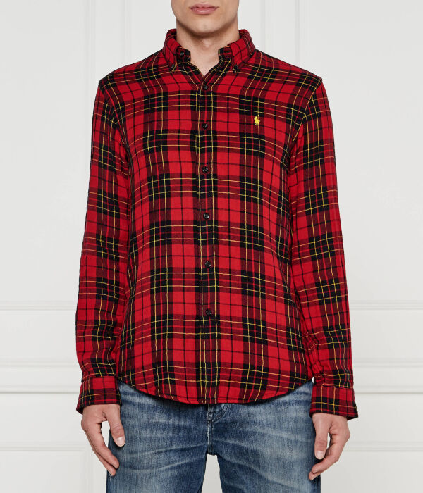 

Рубашка Polo Ralph Lauren Custom Fit, красный