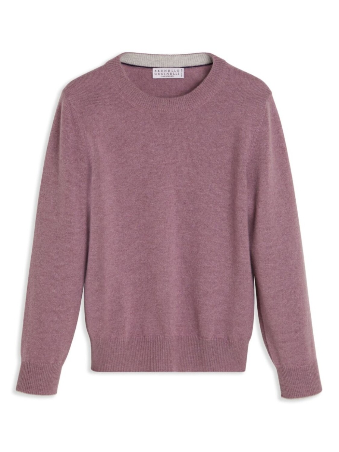 

Brunello Cucinelli Kids кашемировый джемпер тонкой вязки, фиолетовый