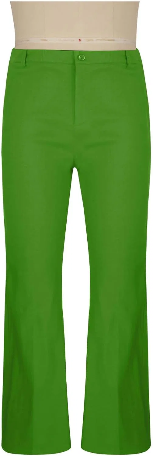 Джинсы клеш ретро, Green — фото 3