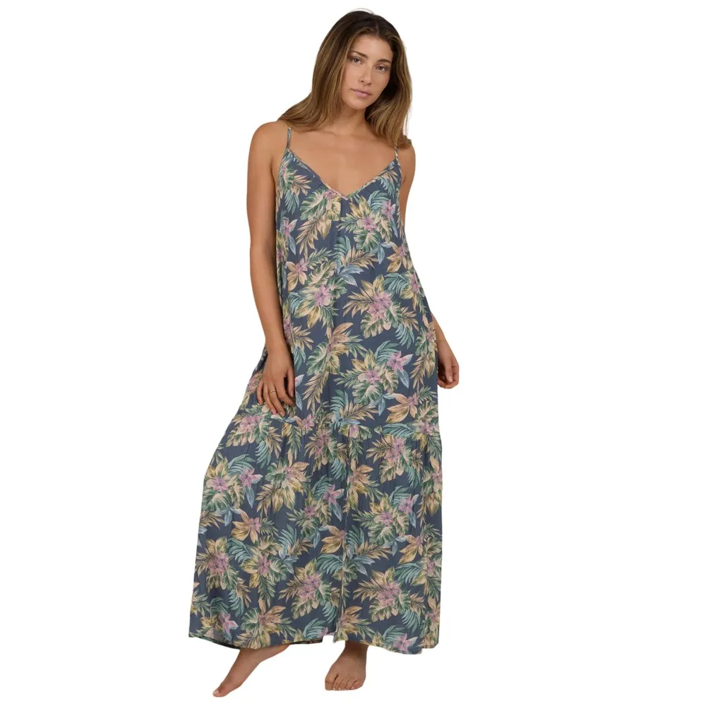 

Платье Salty Crew Baja maxi sleeveless long, синий