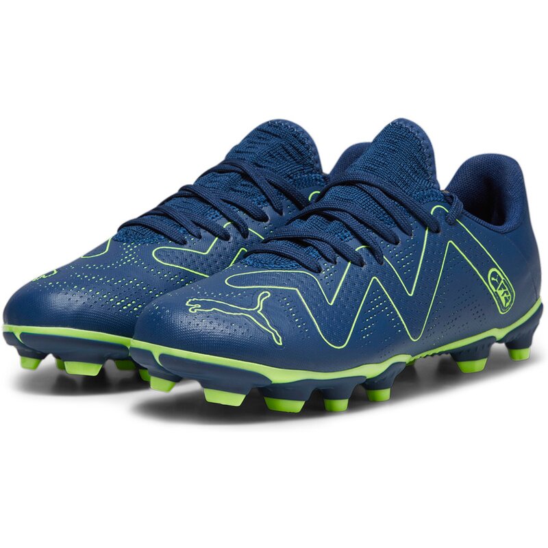 Футбольные бутсы для лужайки Future Play FG/AG JR Puma, зеленый — фото 3