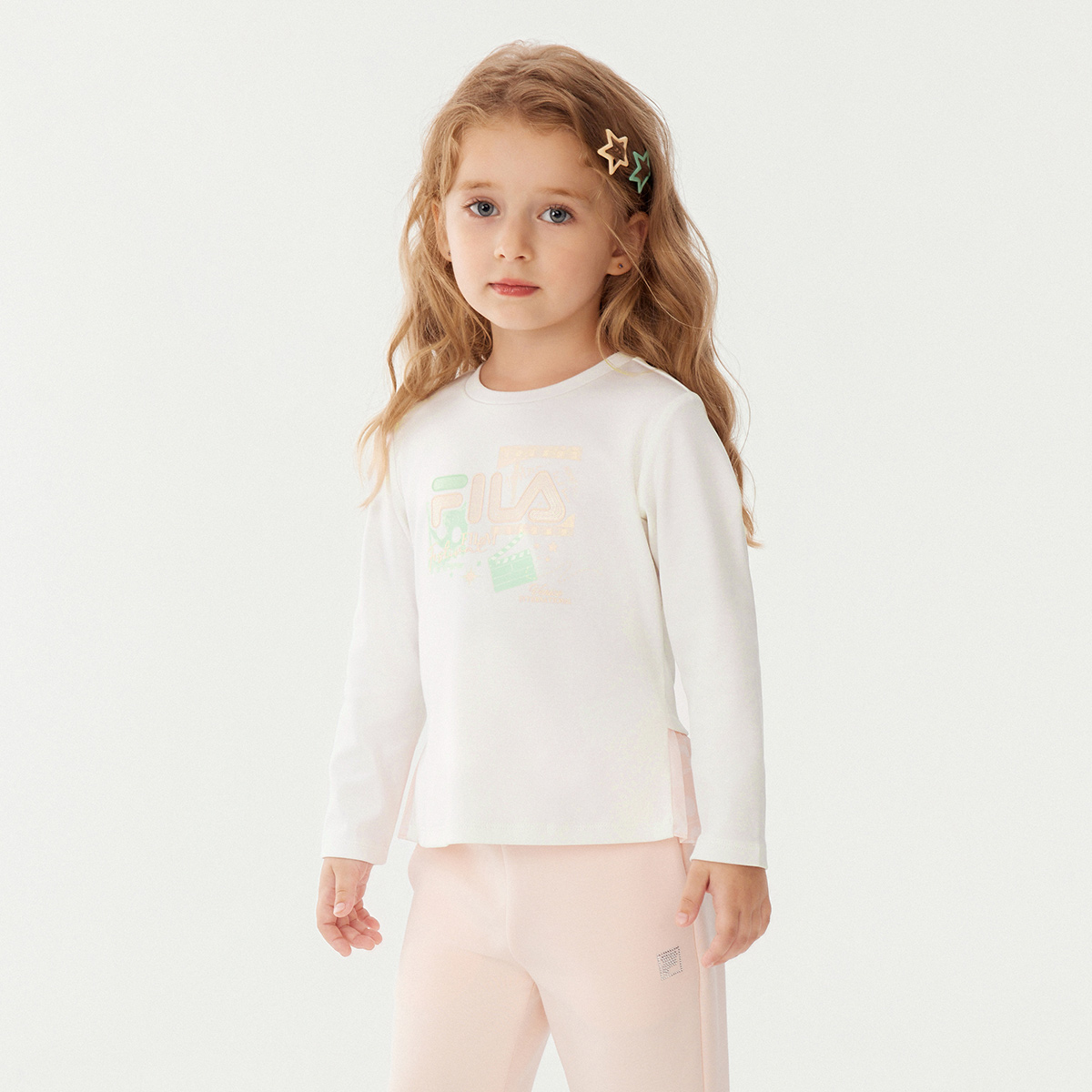 FILA KIDS Футболка Standard белая для детей 3-7 лет — фото 2