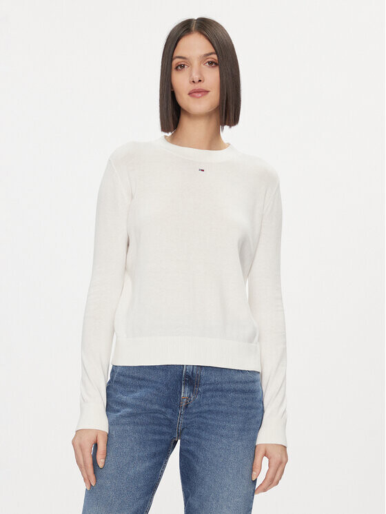 

Свитер обычного кроя Tommy Jeans, белый