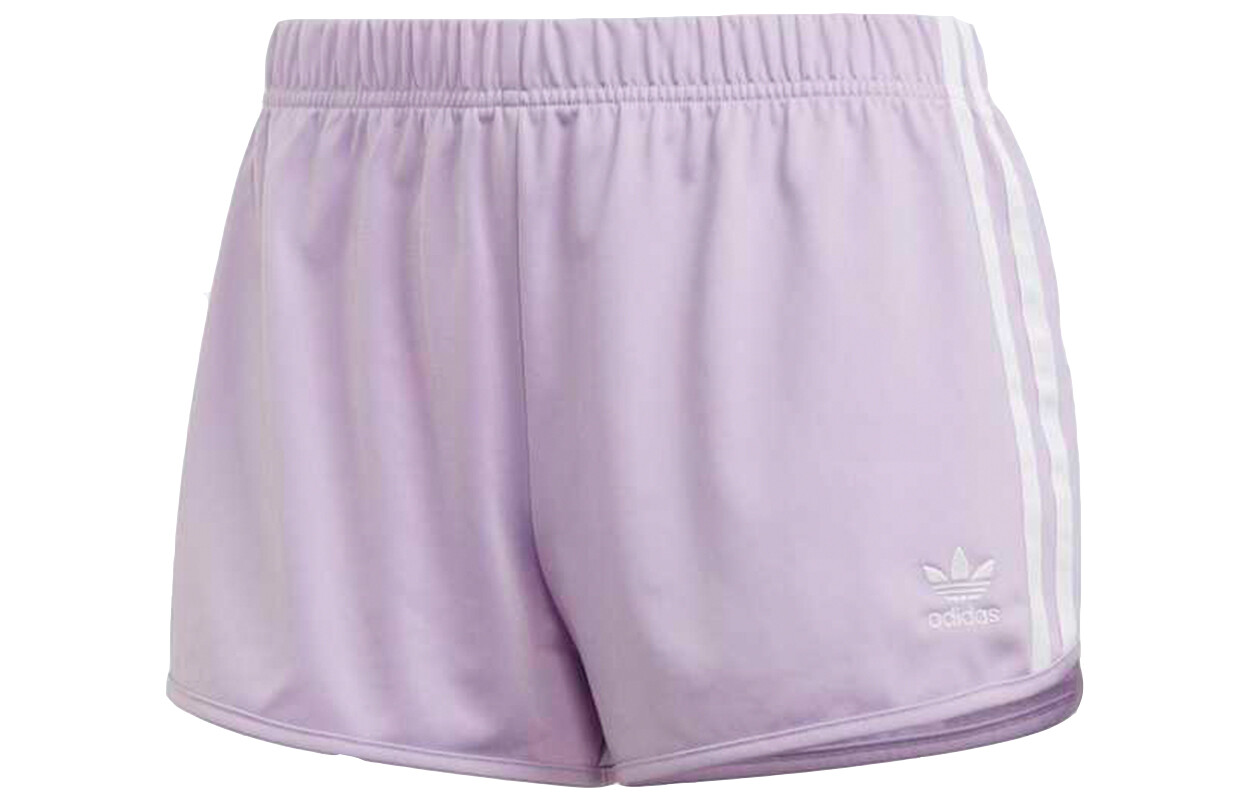 

Повседневные шорты с имитацией люверсов женские сиреневые Adidas Originals