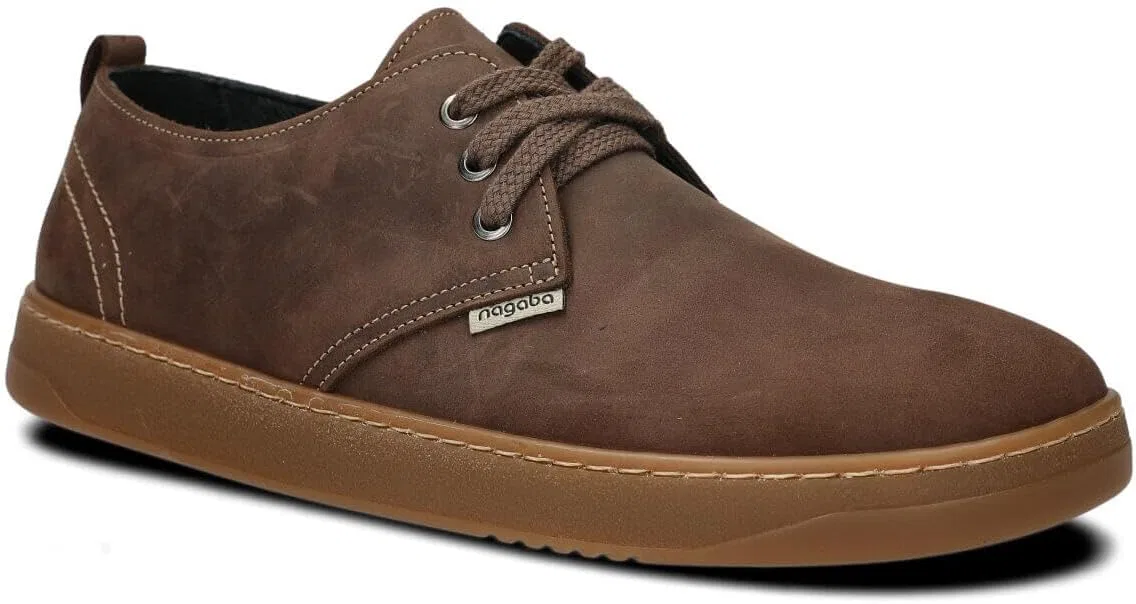 Кроссовки ортопедические с широким носком Nagaba 477, Olive Oiled Smooth Leather