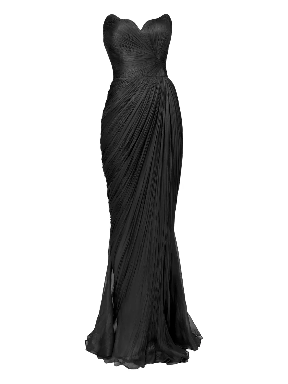 

Платье с плиссированным корсетом Iris Serban, черный