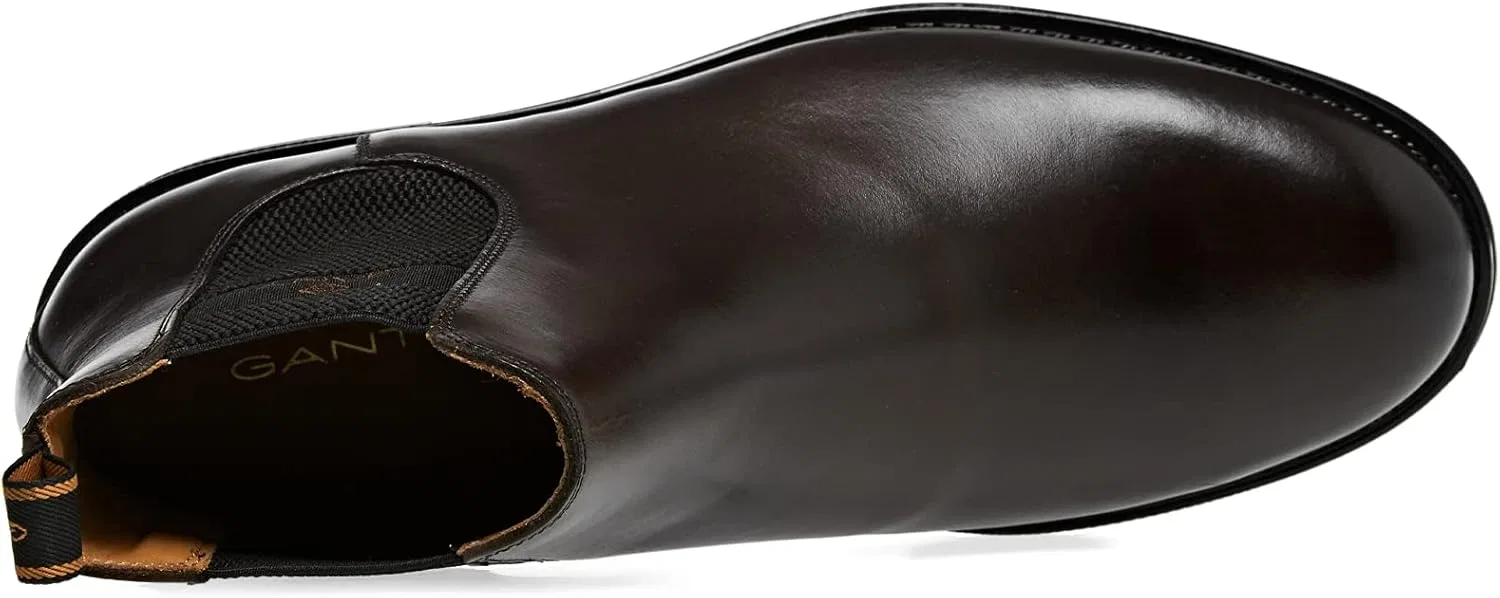 Мужские ботинки GANT Brookly Boot Chelsea Boots, Dk Brown Black — фото 4