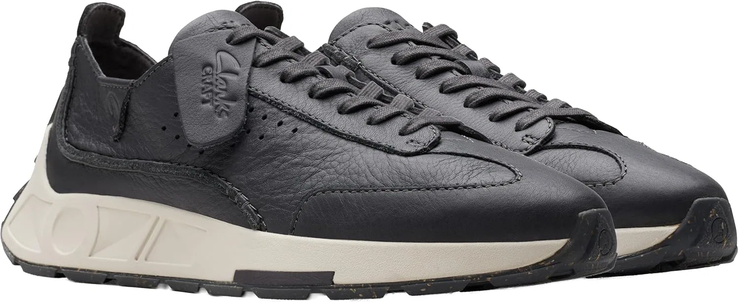 Мужские кроссовки Clarks Craft Speed ​​Trainers, White Nubuck — фото 4
