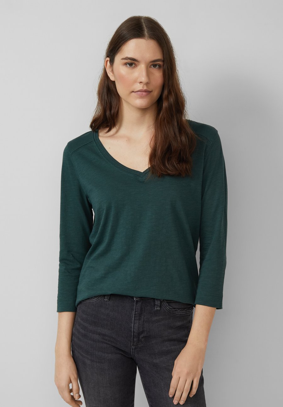 

Топ s.Oliver 3/4-ARM MIT TIEFEM V-AUSSCHNITT, Petrol/Teal