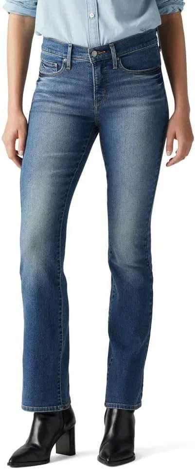 Levi's Women's Plus-Size 315 зауженные джинсы буткат, Los Dos
