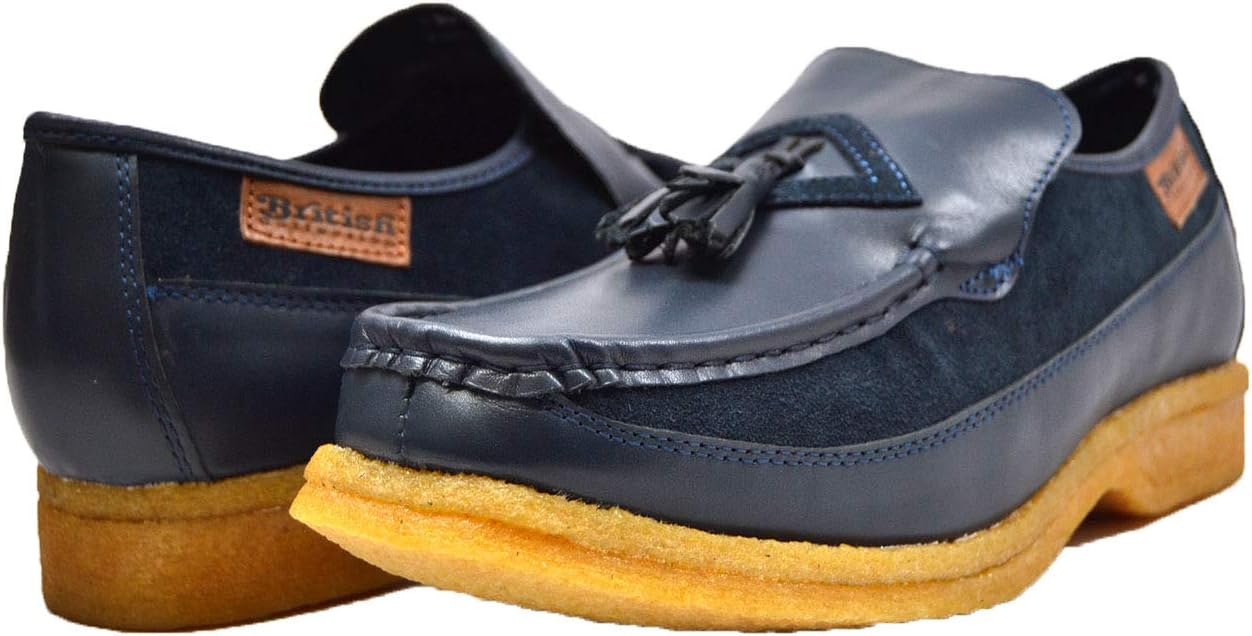 

Туфли British Collection - Brooklyn Leather and Suede Combo Shoes [2200-1 -2200-4], синий
