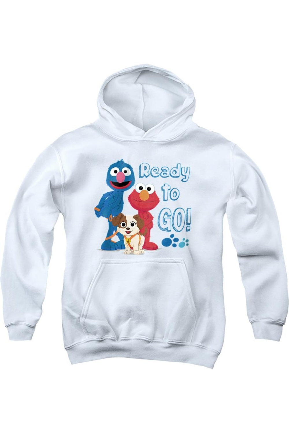 

Sesame Street "Пушистые друзья навсегда" детская худи с капюшоном Ready To Go Gildan, белый