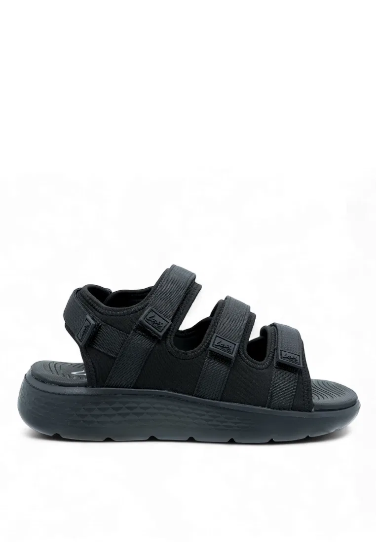Мужские сандалии, slip-on, искусственная кожа, модель 250441272 Louis Cuppers, черный