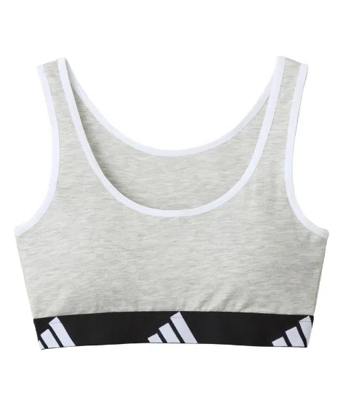 Спортсменка Adidas Basic серия хлопковая с вставками из полиэстера, бежевая — фото 4