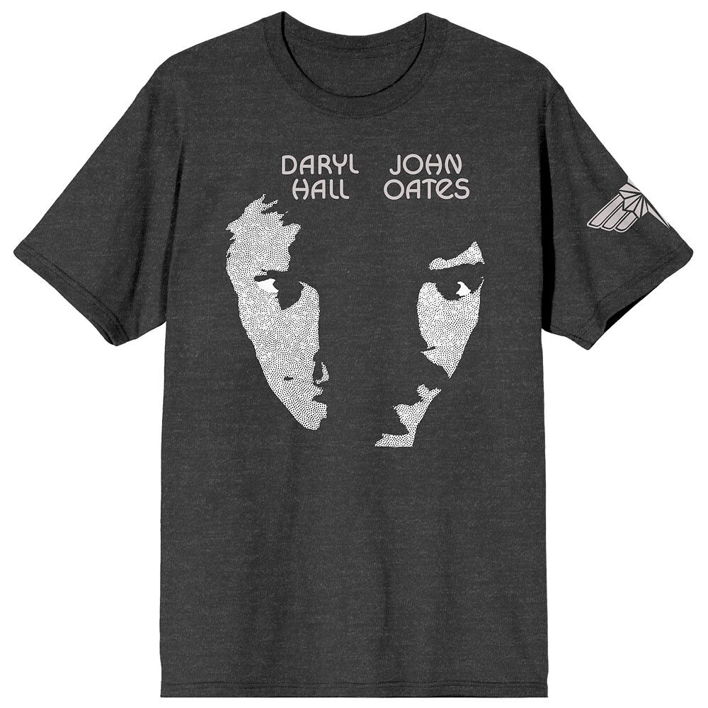 

Футболка Juniors' Hall и Oates Face с рисунком крупным планом Licensed Character, серый