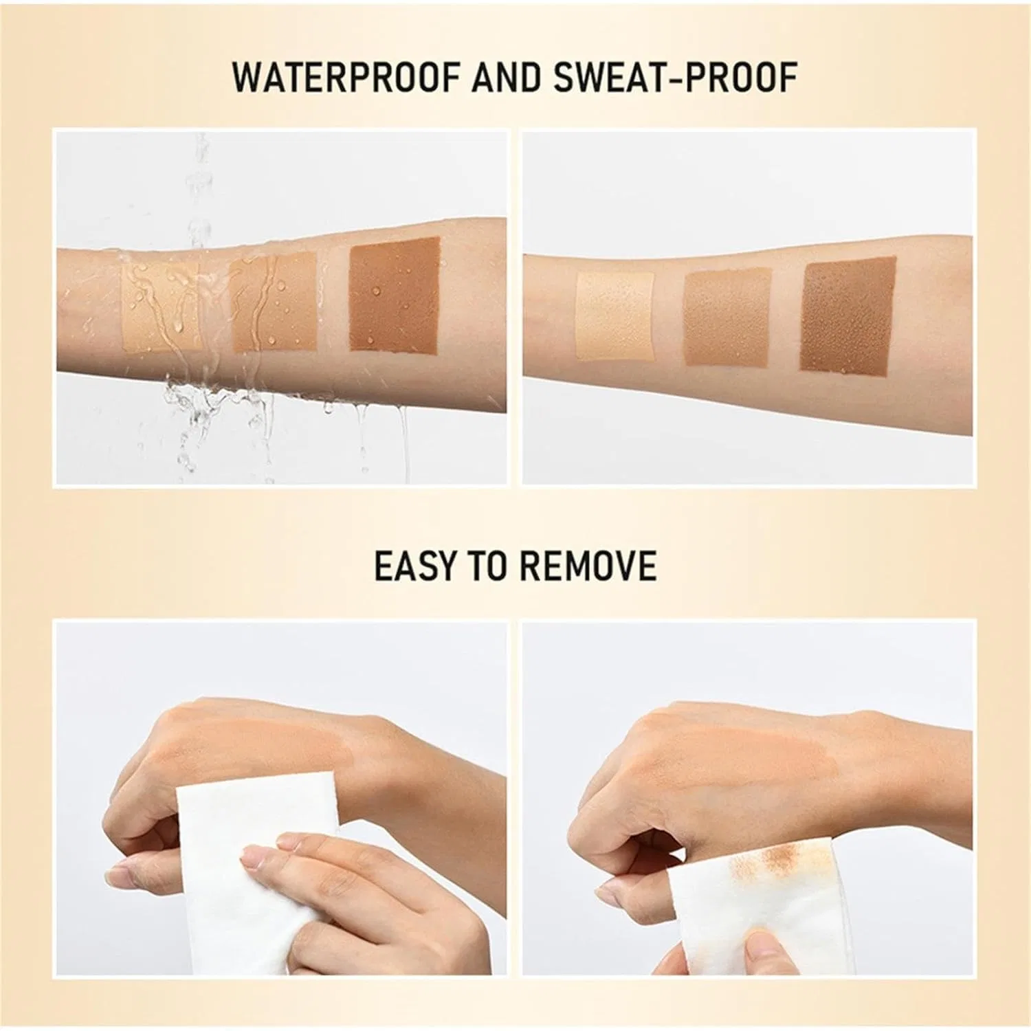 Водостойкий тональный крем для тела Body Coverage Perfector Generisch, 3# — фото 3