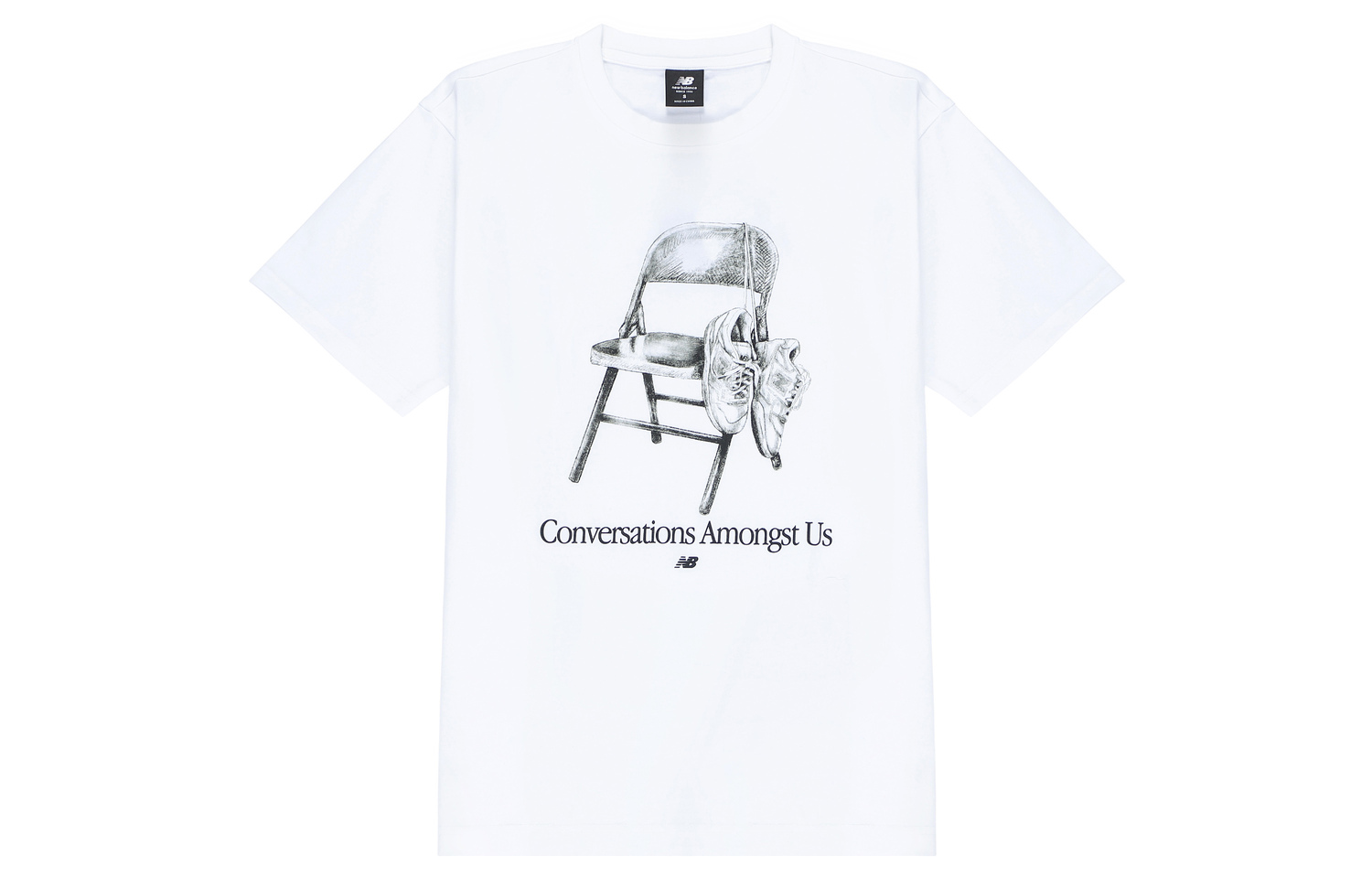 

Футболка heavyweight amongst us New Balance, белый