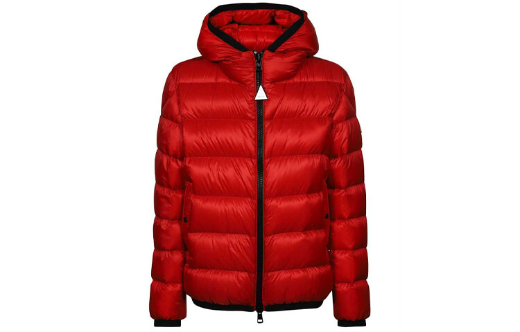 

Пуховик мужской красный Moncler