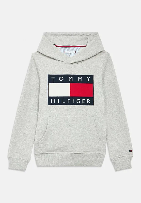 Значок с флагом наследия терри худи Tommy Hilfiger, Light Grey Heather — фото 3