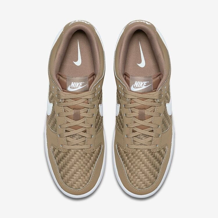Кроссовки Nike Dunk Low, загар — фото 3