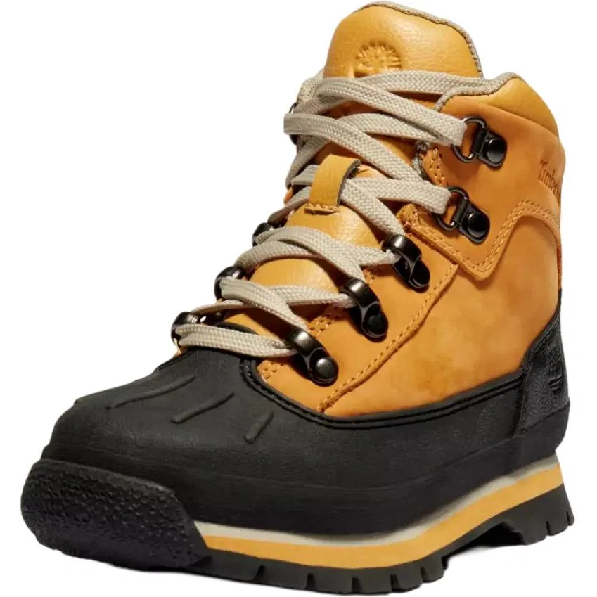 Ботинки детские Timberland Euro Hiker пшеничные — фото 4