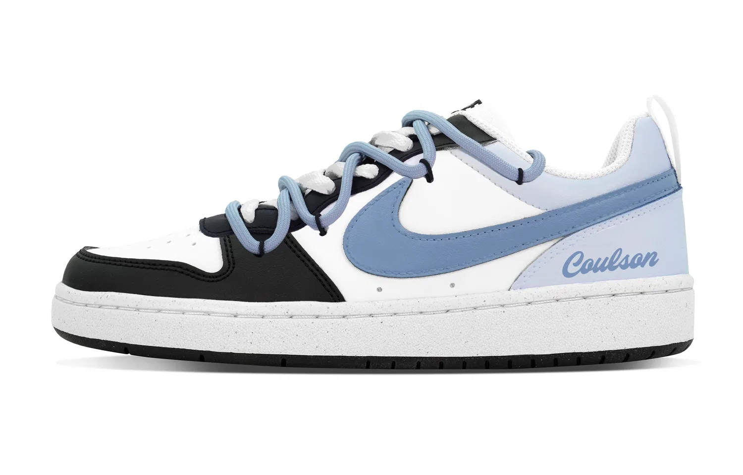 Кроссовки Court Borough Biubiu Maris Sal Dream Changer из кожи, нескользящие, износостойкие, низкие Nike, White Blue