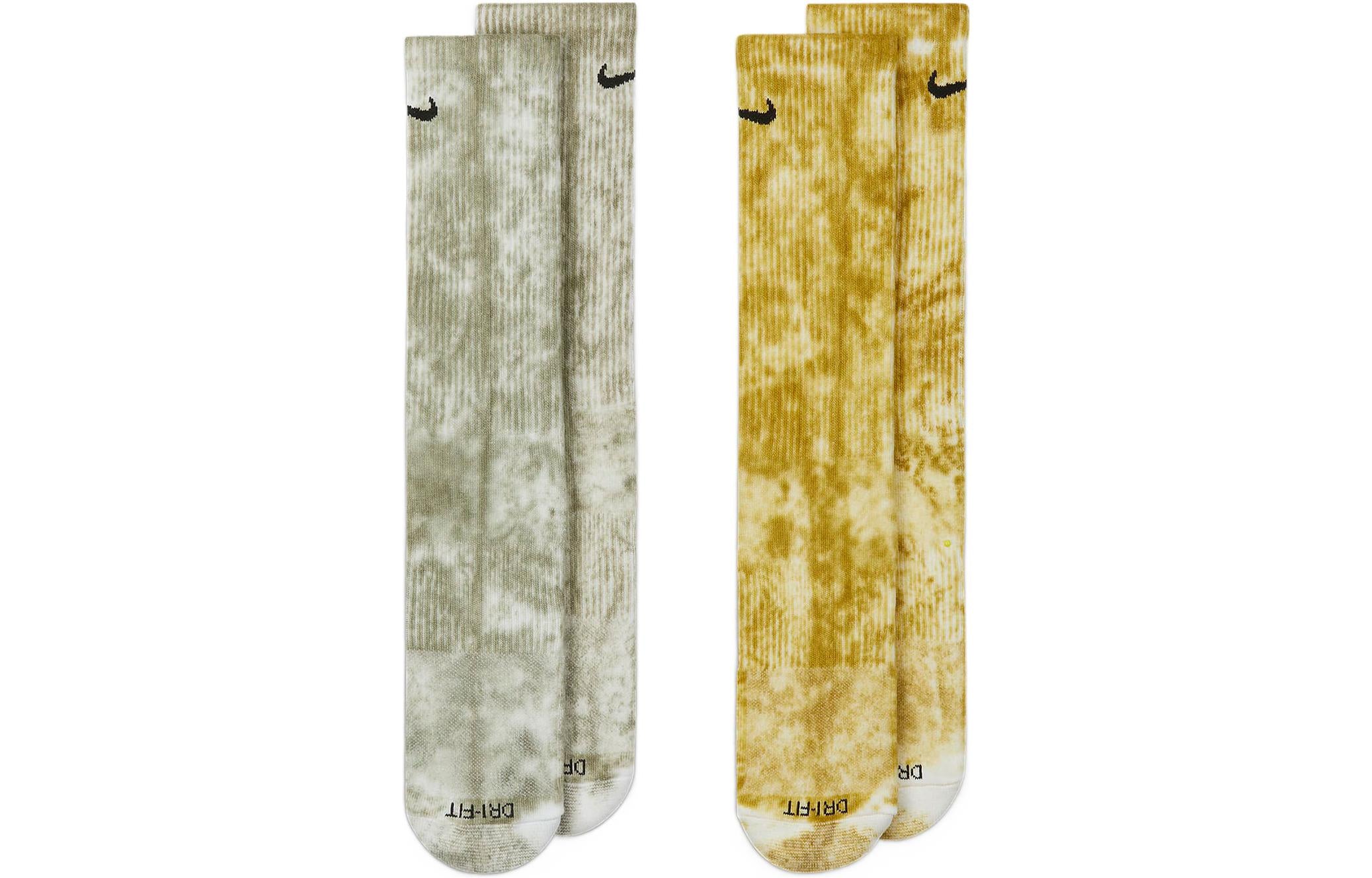 Носки Nike Logo Printing Mid Tops Socks 1 2 Pairs Unisex DM3407-907, разноцветный — фото 3