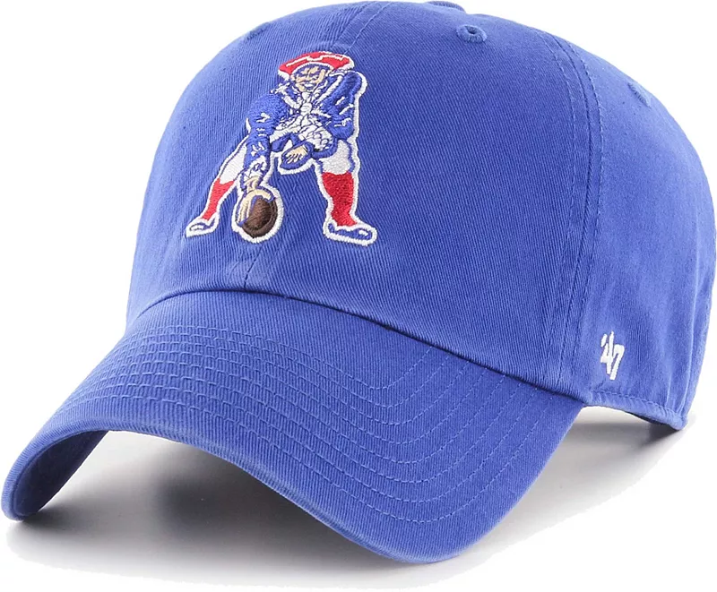 

Мужская регулируемая кепка New England Patriots Royal Legacy Cleanup '47