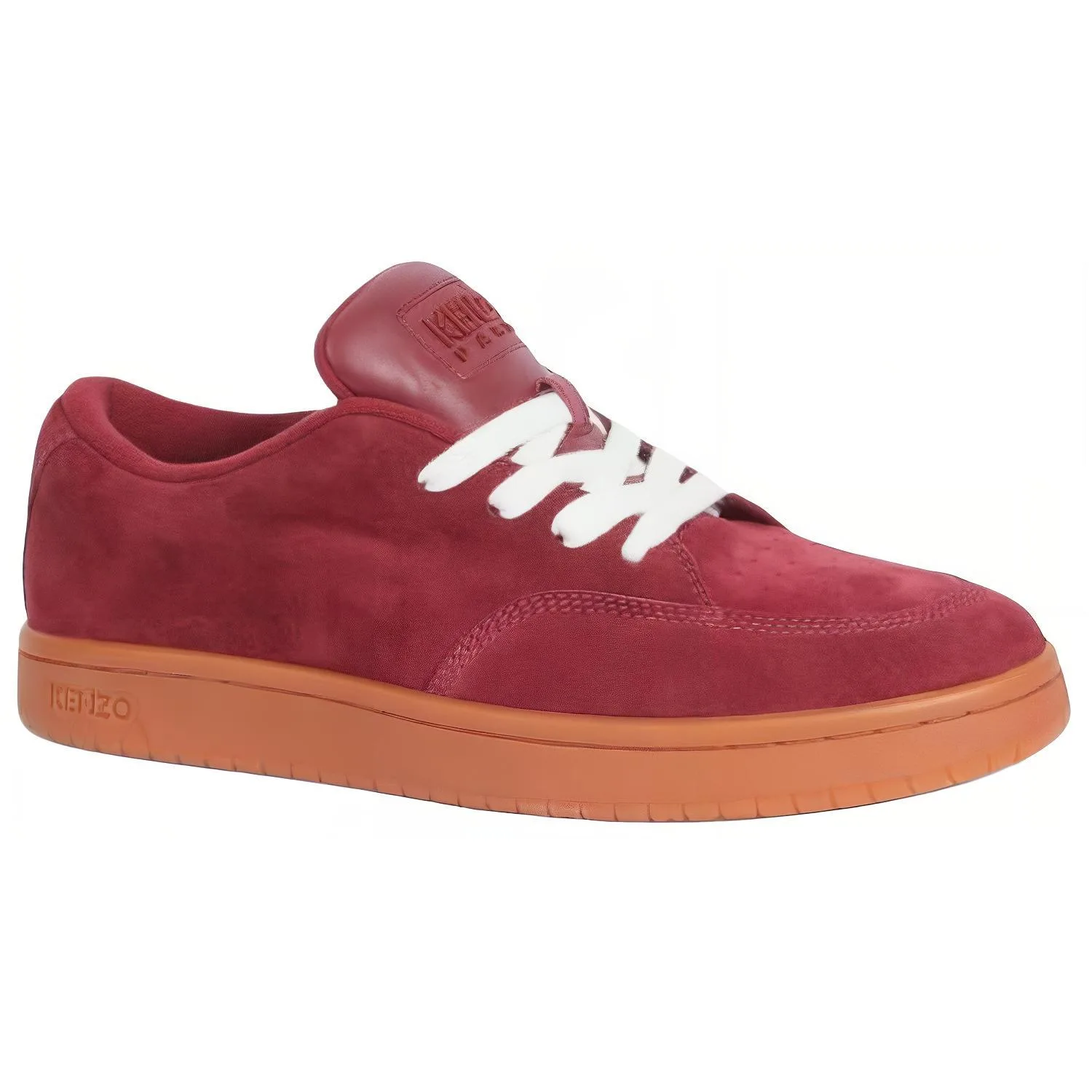 KENZO Кроссовки skateboard low top suede dome мужские красные — фото 2