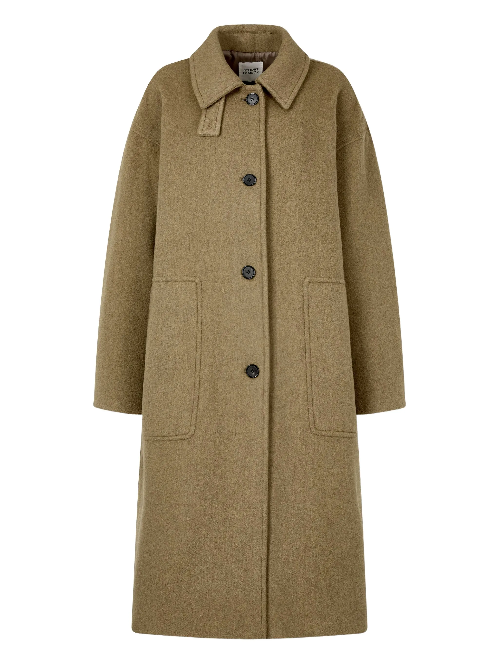 

Однобортное пальто Tomboy, бежевый