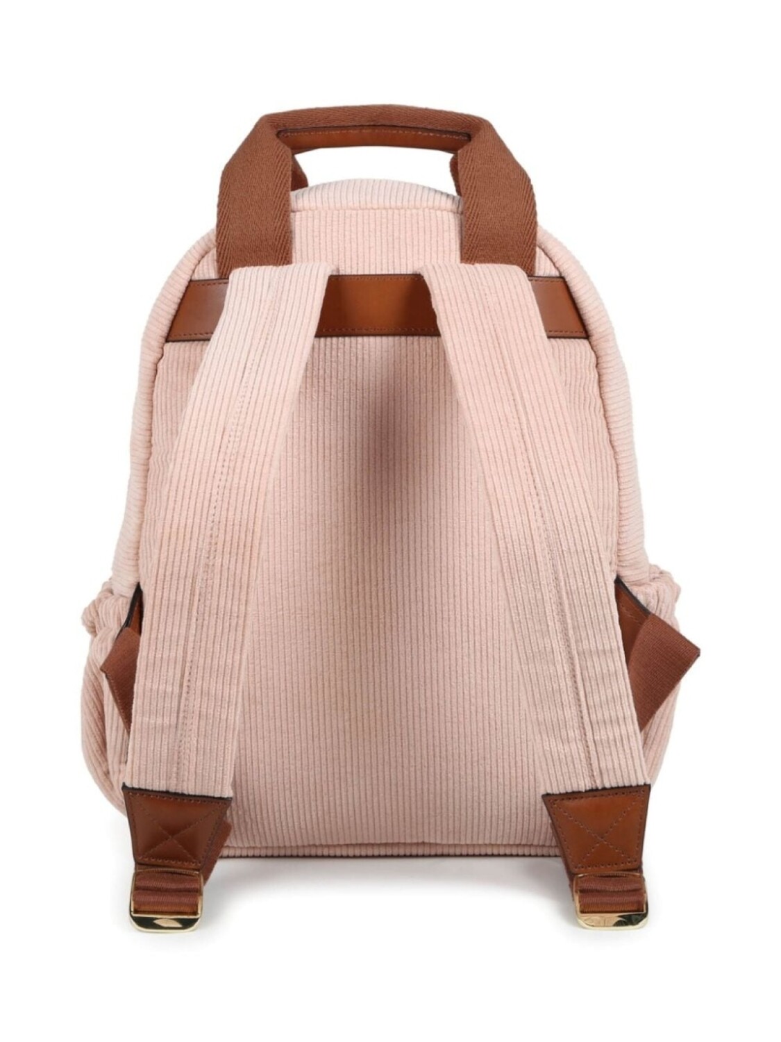 

Chloé Kids рюкзак из органического хлопка с вышитым логотипом, розовый