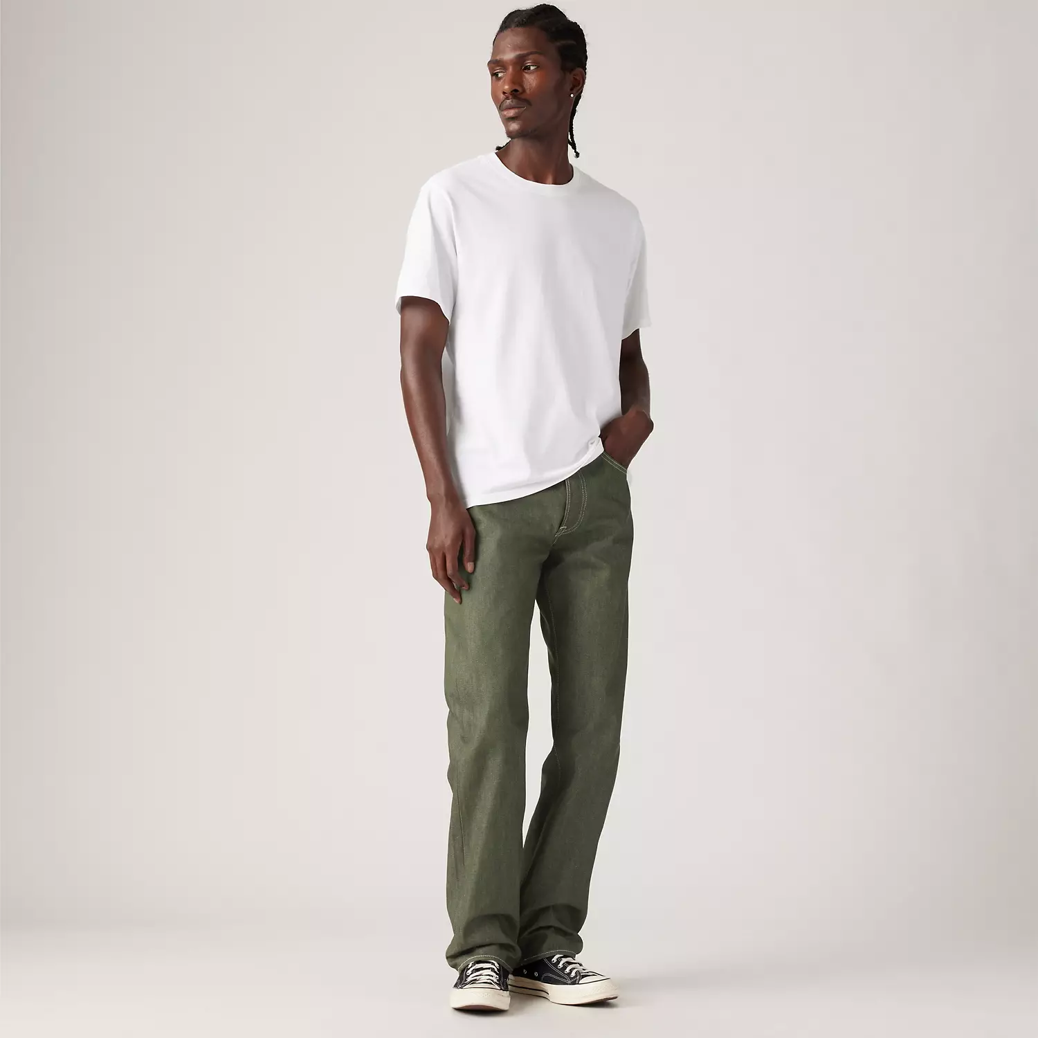 

501 Original Shrink-to-Fit мужские джинсы Levi's, цвет Green