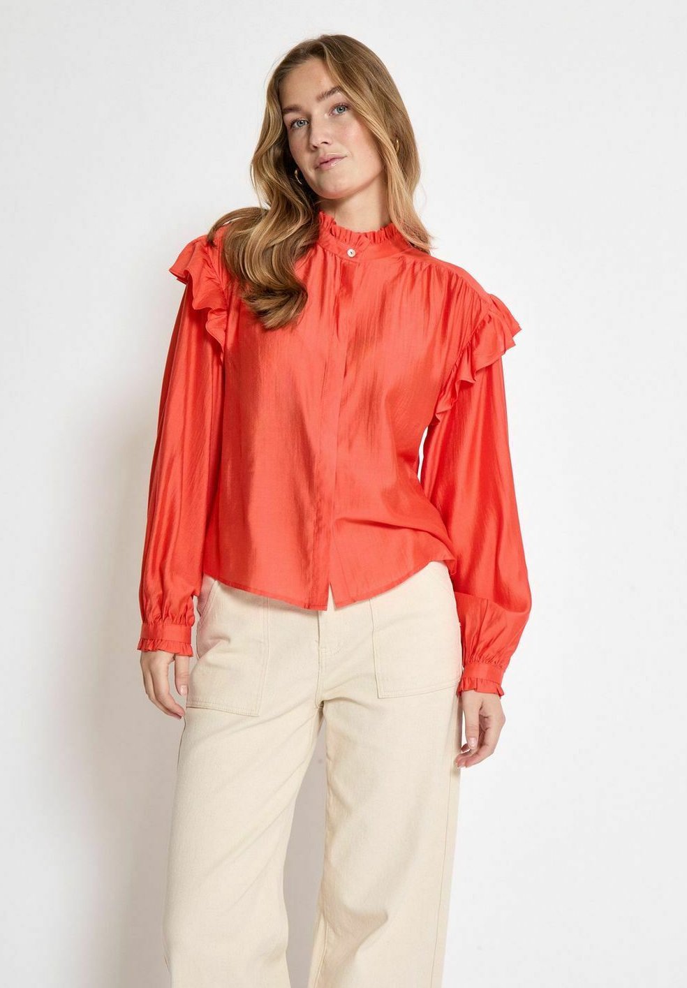 

Рубашка FALLULA WIDE SLEEVE PEPPERCORN, красный