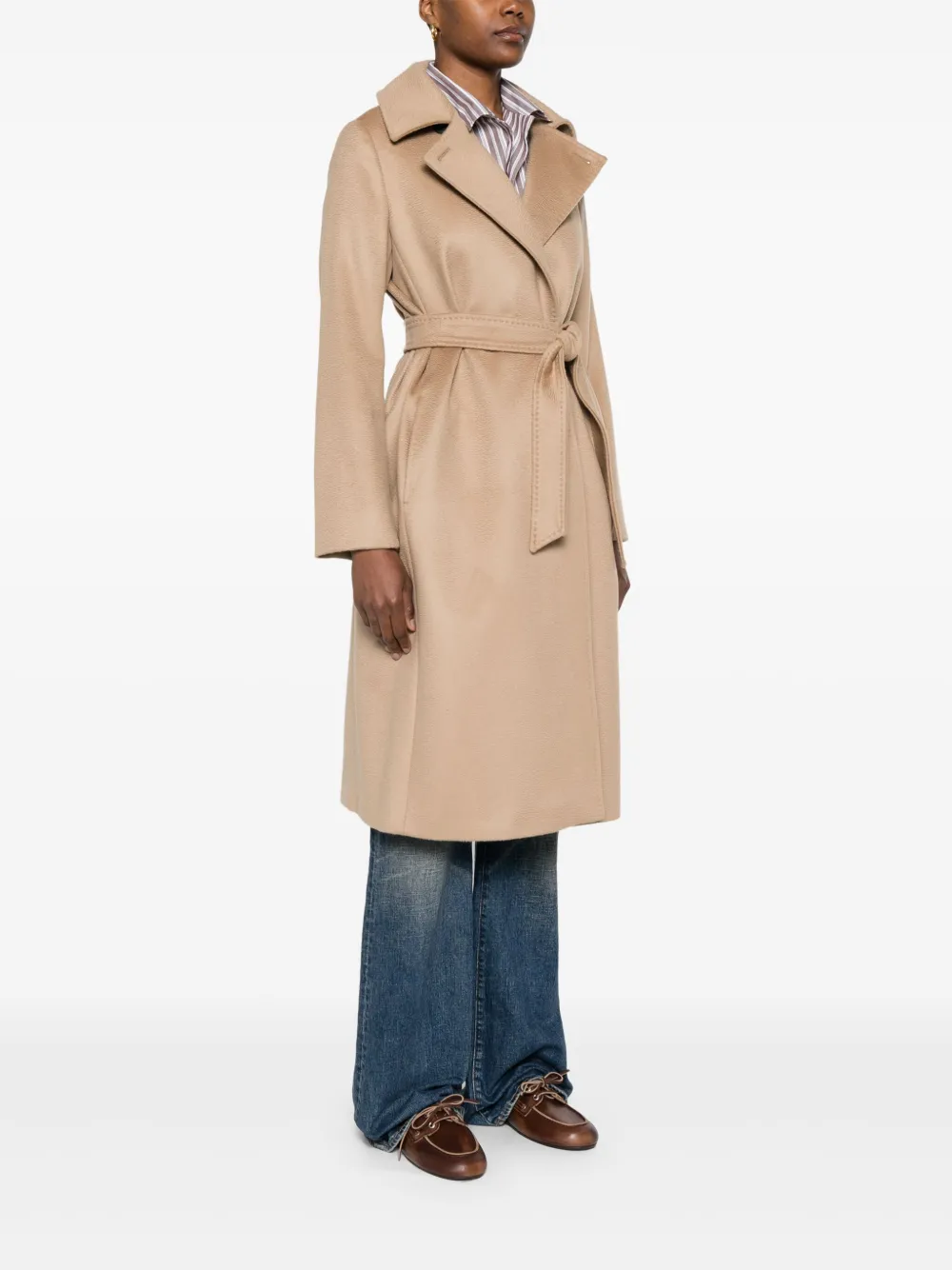 Пальто из натуральной шерсти MAX MARA, нейтральный — фото 3