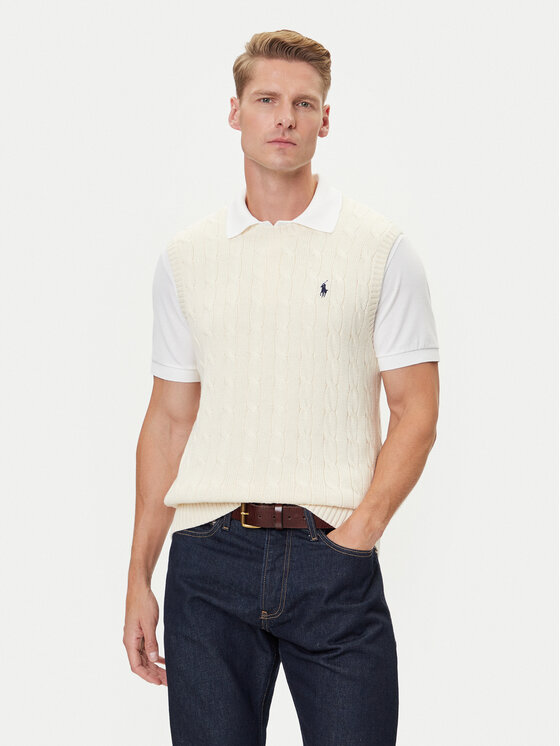 

Свитер regular fit 710979113003 Polo Ralph Lauren, экрю