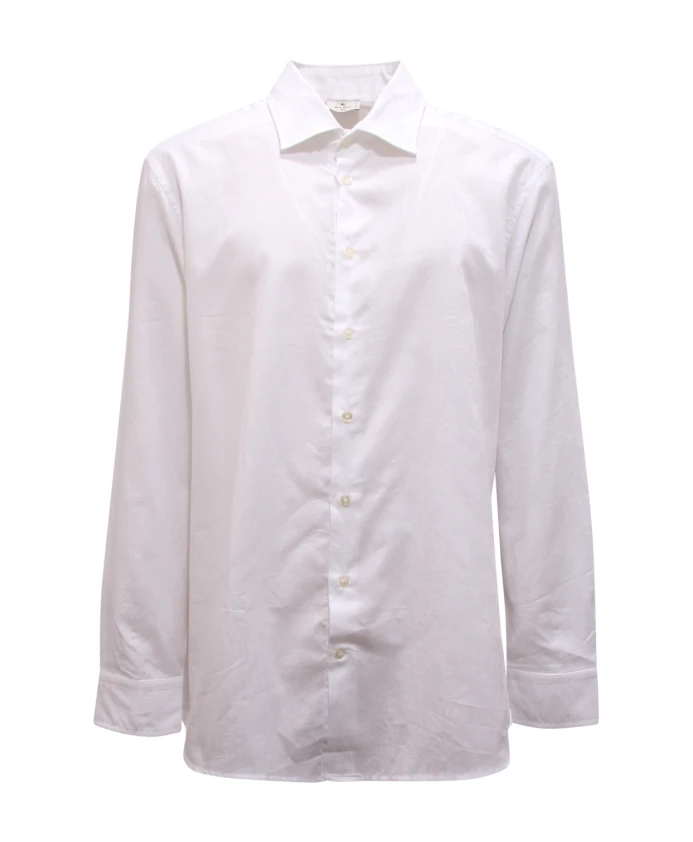 

Хлопковая рубашка, изготовленная в Италии. Etro, белый